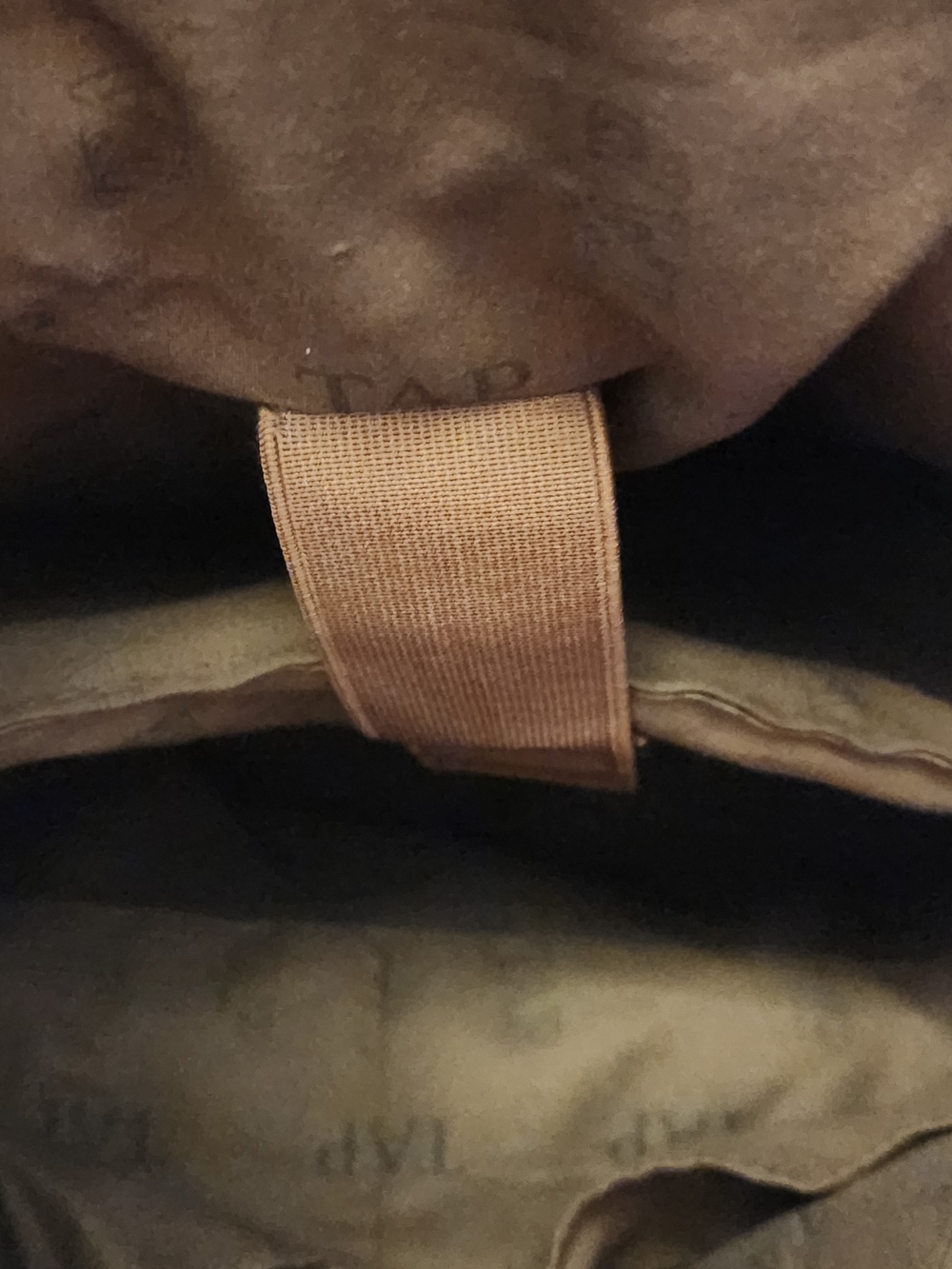 TAP Canvas Backpack in Tan - Picture 5 of 7
